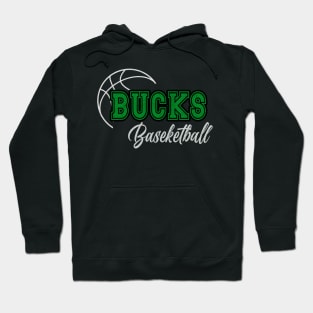 Classic Name Bucks Vintage Styles Green Basketball Hoodie